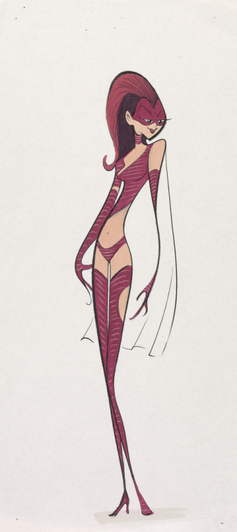 Elastigirl character designs by Teddy Newton (x)