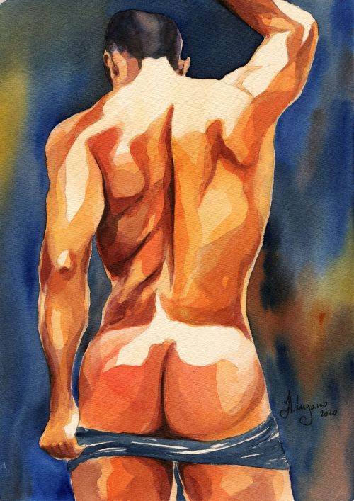 watercolor painting by Helg Luganonerkolugano.com