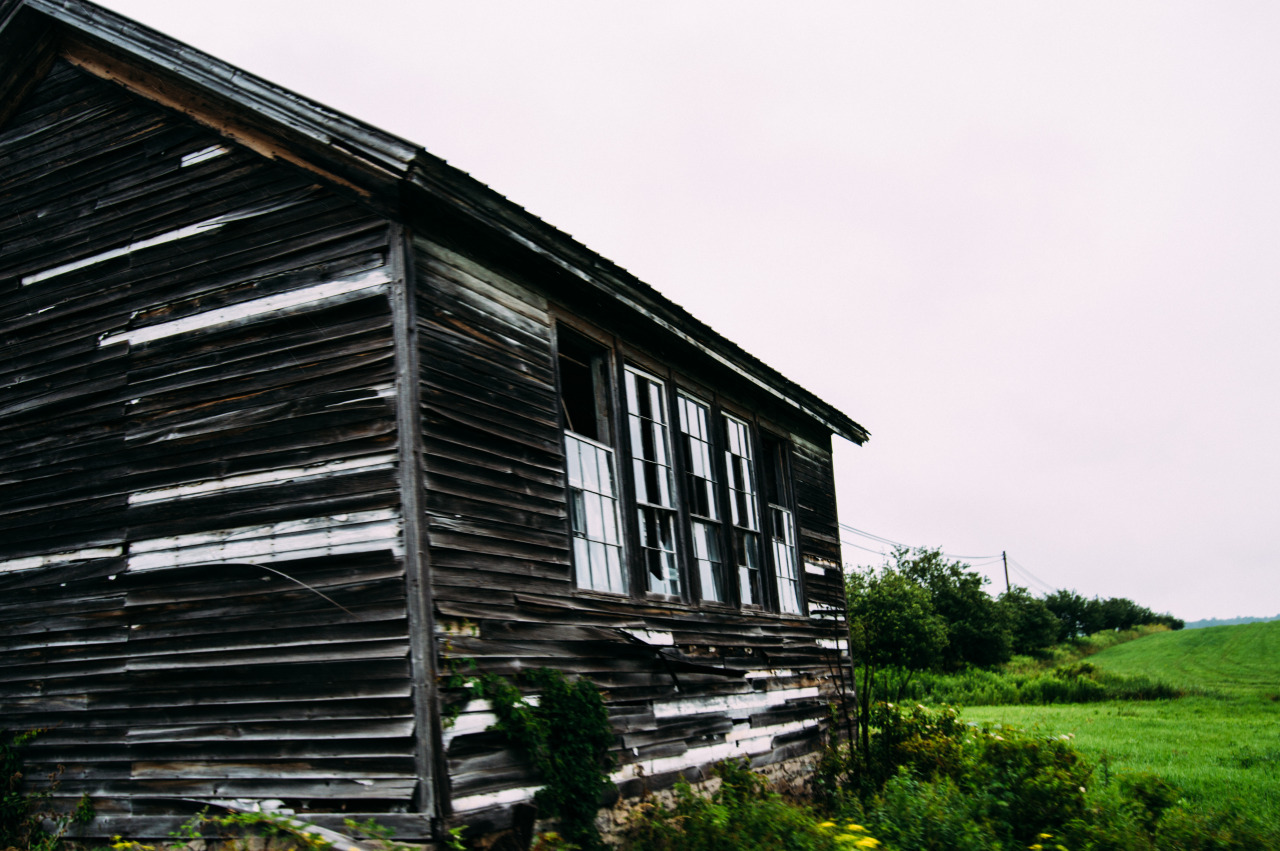 July 4, 2015- An empty wooden building near the site of Woodstock in the Catskills