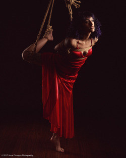 ffncollector: jesseflanagan:  With Vixen Grimm in MyNawashi rope Rigging/photo by Jesse Flanagan (self)  Damsel in distress …… 