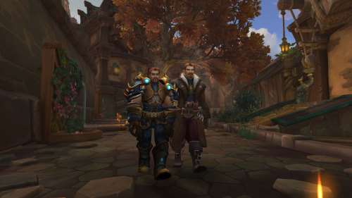 Look at them having a little stroll around Boralus together