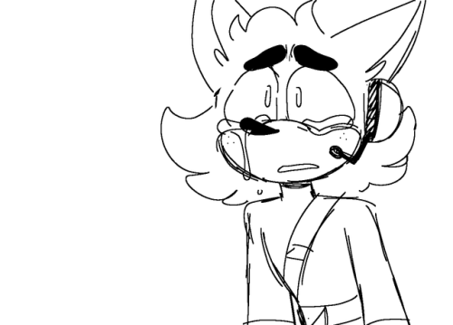 scenesonic:im rlly deep in an art block but i managed to scribble this out… idk man.. sonic went on 