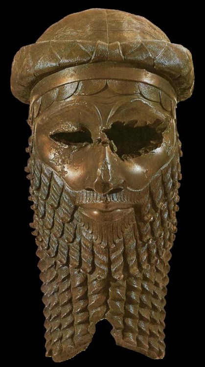 Head of an thought to be Sargon of Akkad, discovered in the temple of Ishtar at Nineveh c. 2200 B.C.