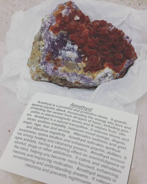 #witchcraft #occult #crystals #amethystcluster