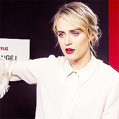 Taylor Schilling on sex scene injuries (x)