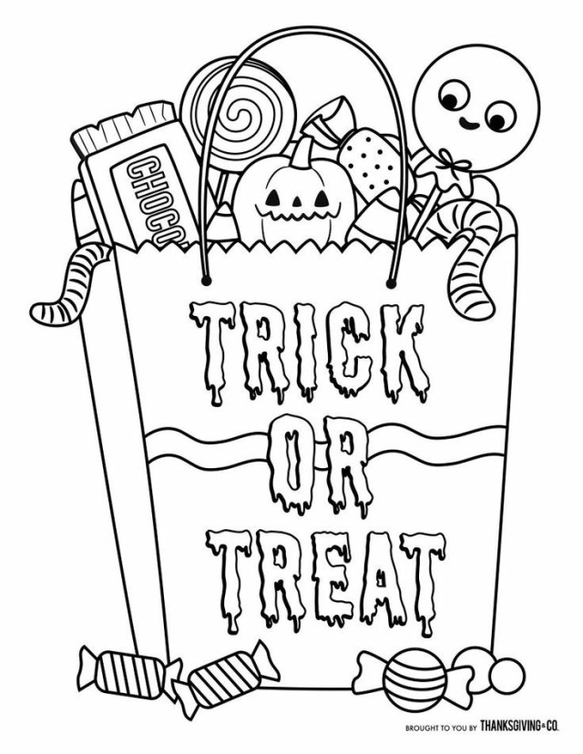 halloween coloring pages on Tumblr