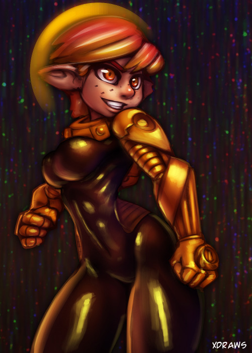 xdraws:  Rose for cruxia’s fighter collab!  Tried out a method that made it stupid easy to make alternate versions.