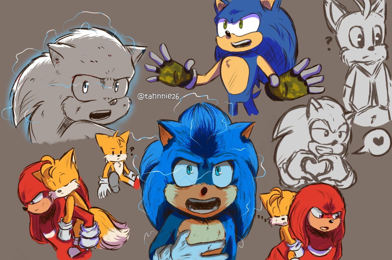 Sonic The Hedgehog Movie 3 Doodle (Art By @Justin on Twitter) : r