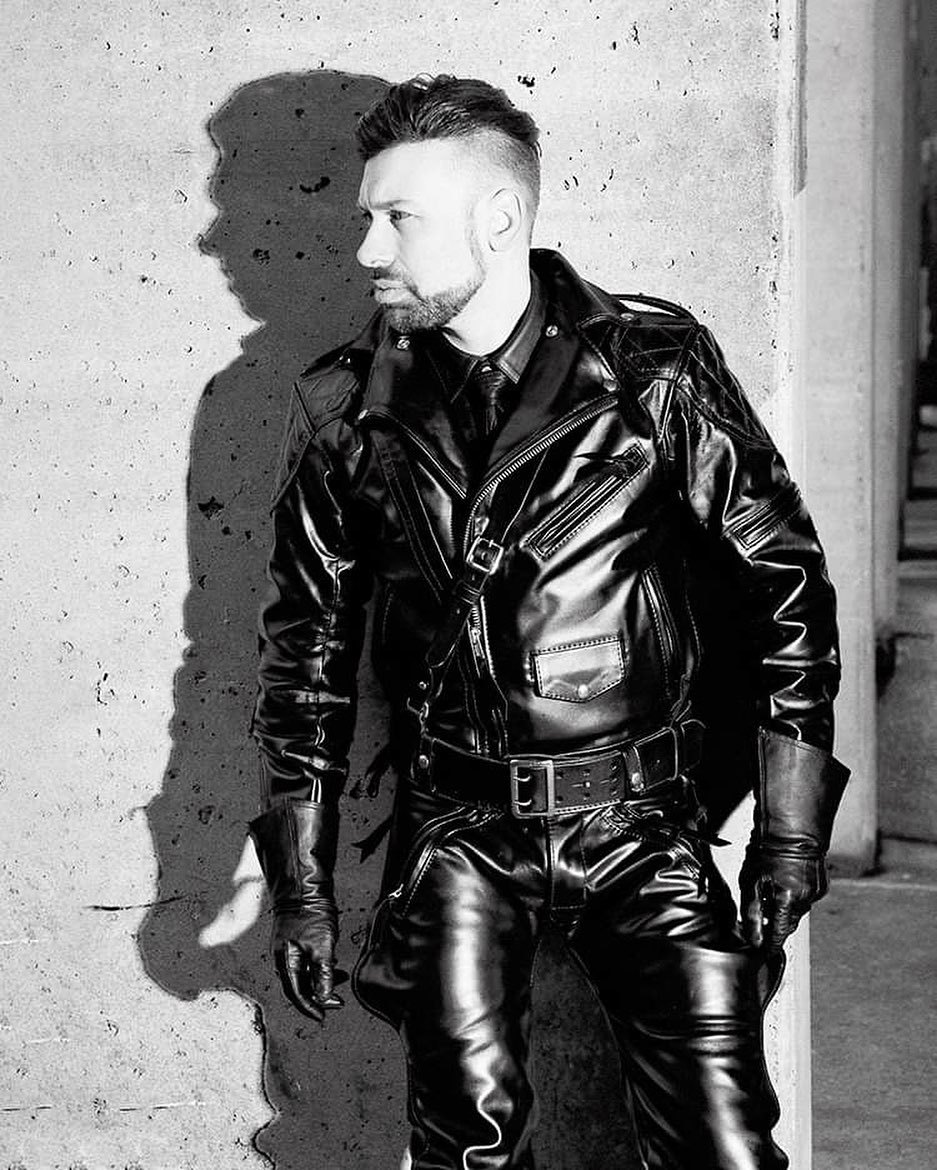 Men in leather on Tumblr