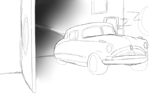 ask-cupcakesans:worked my butt off on this animation. hope ya’ll like it.Doc Hudson  and lighting Mc