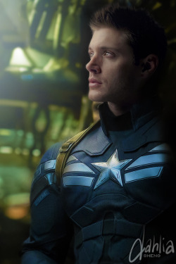 dahliasheng:  SuperAvengers: Dean Winchester as Captain America