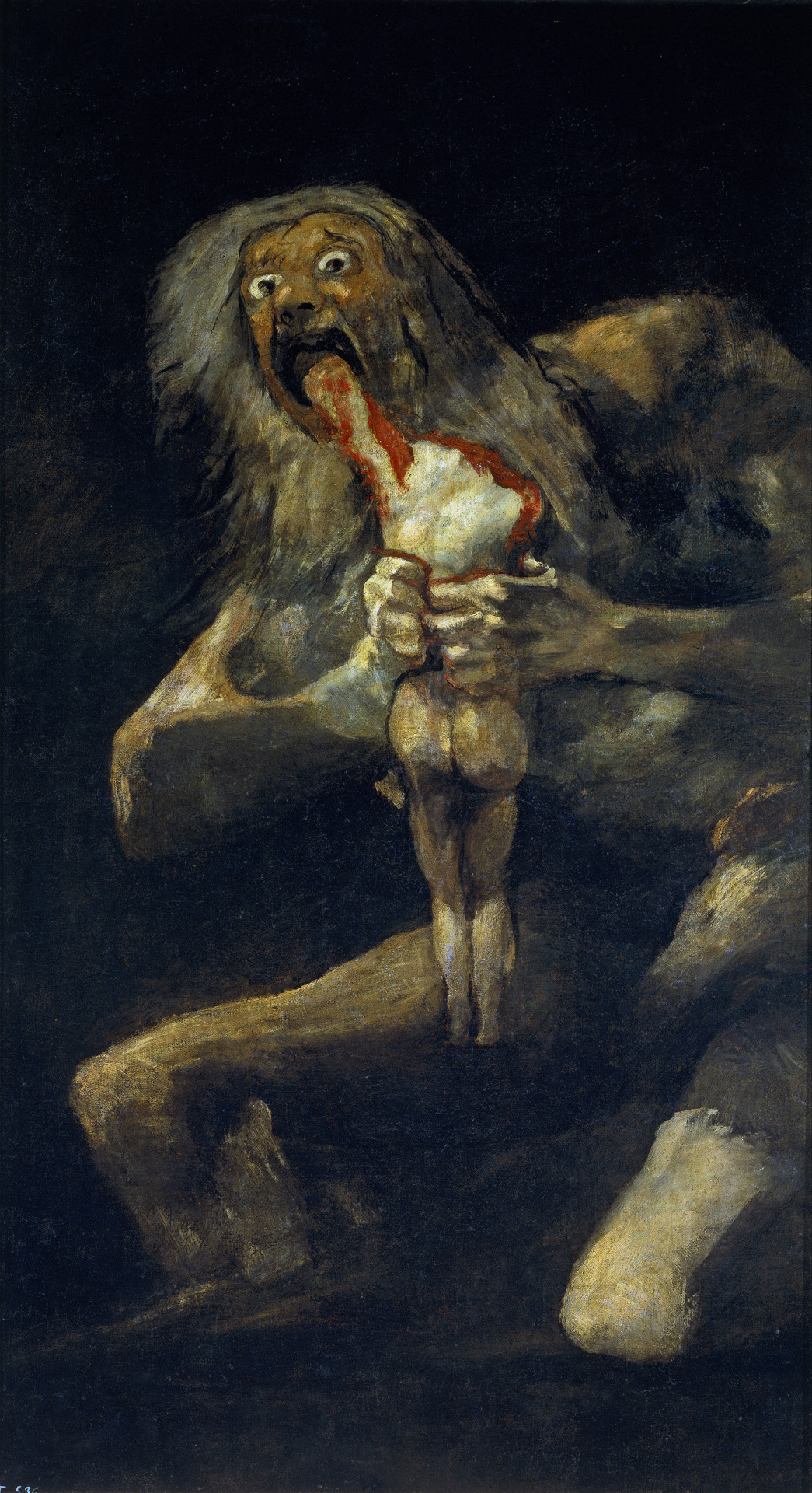 leuc:Saturn Devouring His Son Peter Paul Rubens, 1636  Francisco Goya, 1819-23