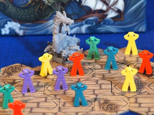 Uk'otoa is a semi-cooperative game where your sailors need to be the last ones standing to win. It h