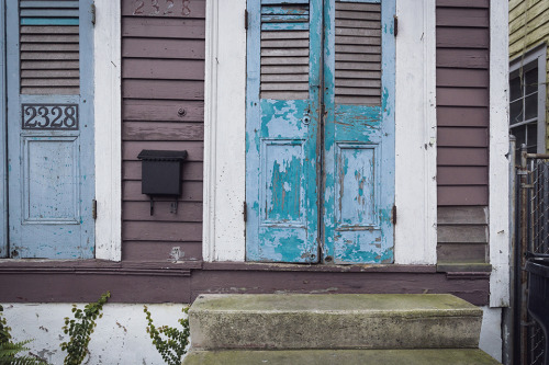 Porches in the Marigney. Since the houses are typically raised, these beautiful porches are at eye l