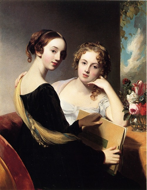 Misses Mary and Emily McEuen, 1823, Thomas Sullywww.wikiart.org/en/thomas-sully/misses-mary-