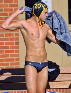 sfswimfan: Hot water polo player wearing