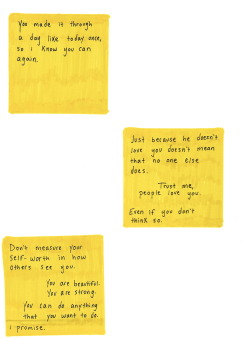 mostlyfiction:  Notes to remind myself that everything will sooner or later be just fine. 