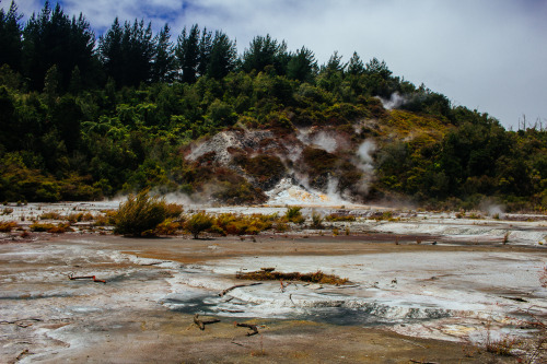 Orakei Korako, Off the Thermal Highway between Rotorua and Taupo, Central North Island, NZ.