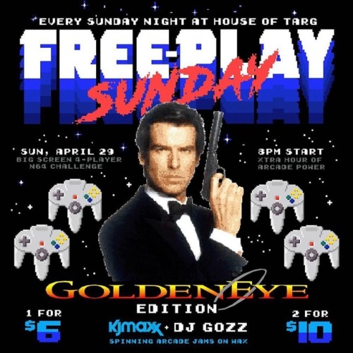 Every Sunday our good friend @piercebrosnanofficial comes to TARG at exactly 11am in order to enjoy 