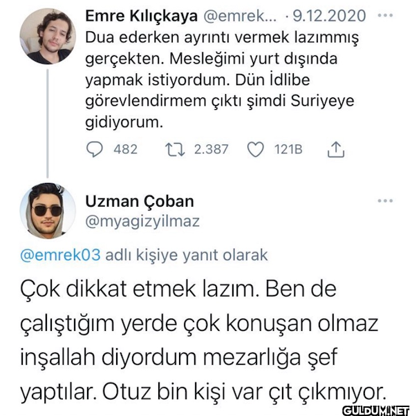 Emre Kılıçkaya @emrek......