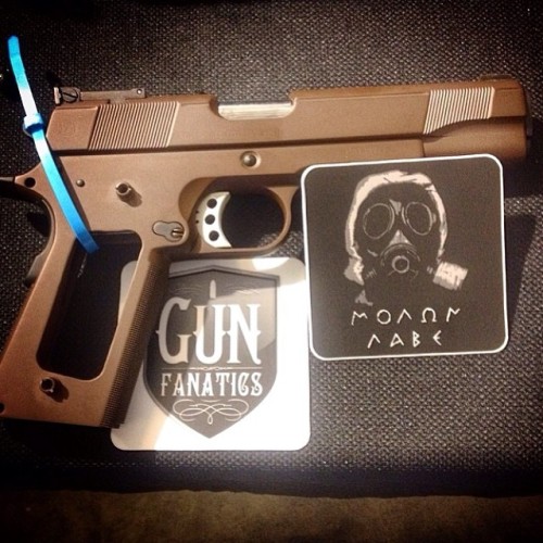 gunfanatics:  Spotted some GunFanatics stickers at the @awausainc Miami Gun Show table.