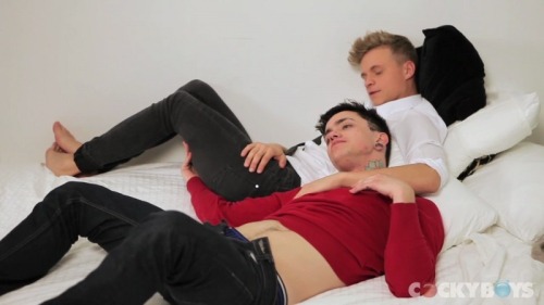 viviantnj:  Jake Bass and Max Ryder in Project GoGo for Cockyboys The Reunion 