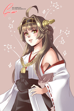 Kantai Collection : Kongou By Azu-Chan 