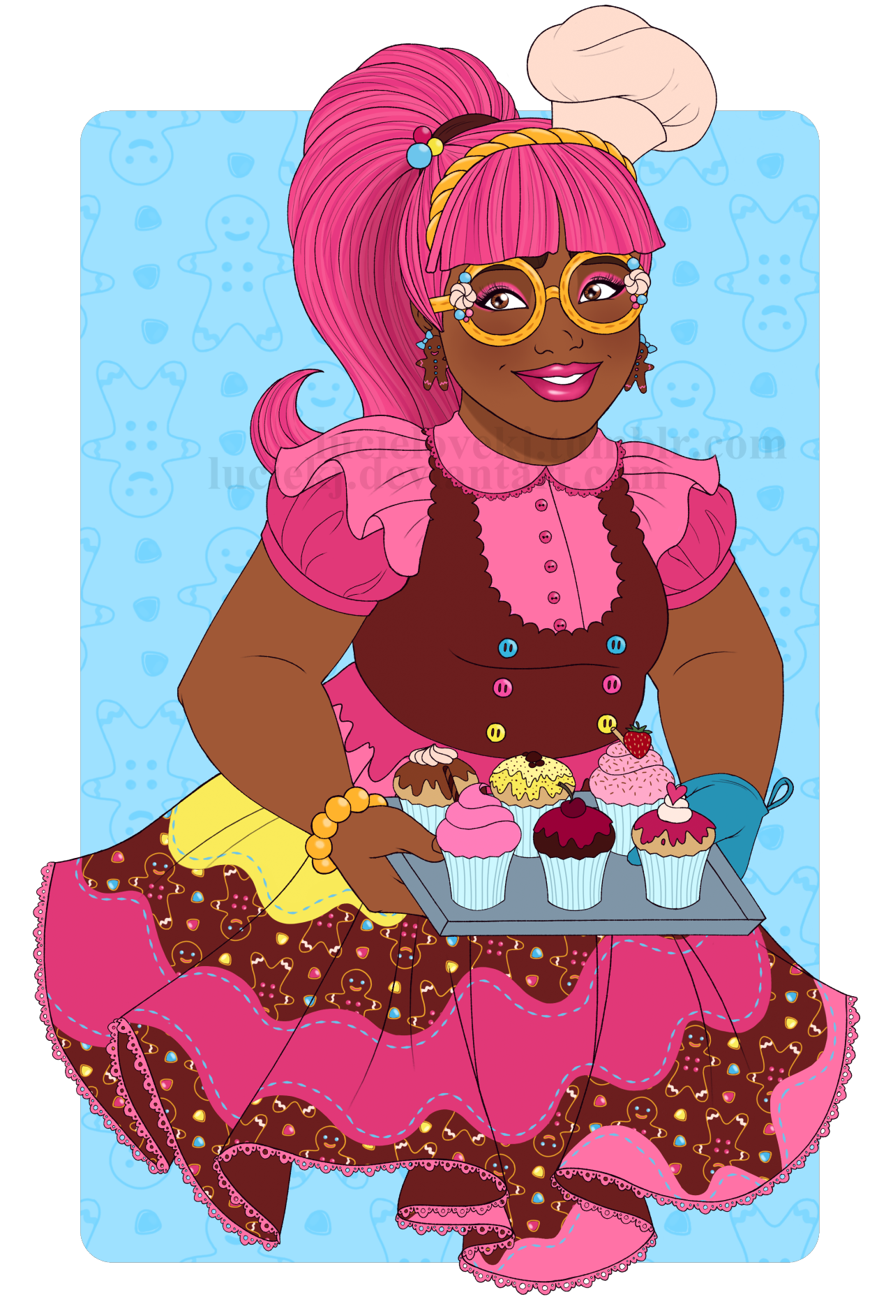 lucielovekj:Sugar Coated Ginger! I love this design, and Ginger is such a cutie! 