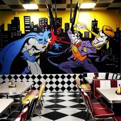 longlivethebat-universe:  Batman themed American Diner in Moscow