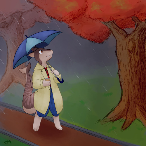 cashbrowns commissioned me for a fall-themed picture!