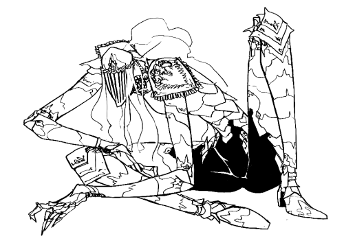 ooo11: dancers taking a break.