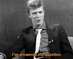 reaperfromtheabyss:  boushi–adams:  coffeestainedx:   David Bowie - Interview - Afternoon plus - 1979   [x] Not much has changed in the way people treat bisexuality smh  “are you bisexual” “yes” “i’m not sure i understand” “I’m