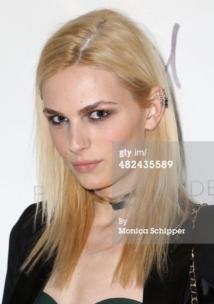 andrejpejicpage:  Andrej Pejic attends the Pejic x Snyder Jewelry Line Launch Party at Gilded Lily on April 3, 2014 in New York City.  Photo by Monica Schipper/Getty Images