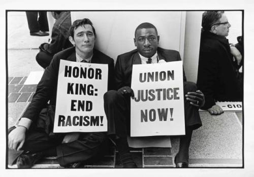 thedemsocialist:  On April 4, 1968 Martin Luther King Jr. was assassinated while standing with striking sanitation workers in Memphis. Today we remember his memory. RIP Martin Luther King Jr. 