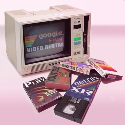 palesite: i created VHS covers for streaming services by FuturePunk E N T E R H E R E .