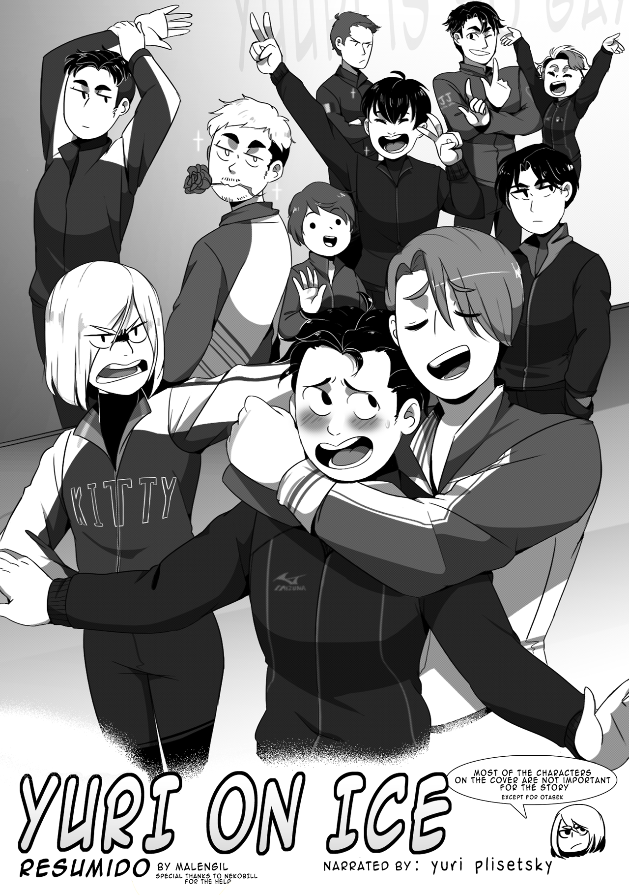 malengilblog: Yuri on ice parody, completed  This was part of a yuri on ice Fanbook