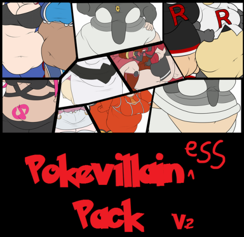 jinksubus: THE TIME IS NOW! The full release of the Pokevillainess pack is go! That’s 13 image