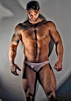 OMG he is awesome, hairy, sexy, muscular,