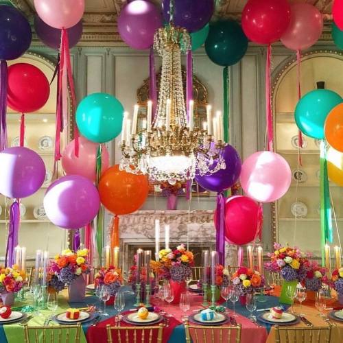 Colour explosion, I love it! Styling & by @lavishlivings #colour #color #stylist #styling #weddi