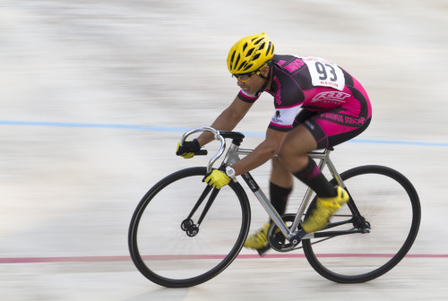 cyclivist:   cycling by Mark Chandler Via Flickr: The Keirin cycling races at the Dick Lane Velodrom