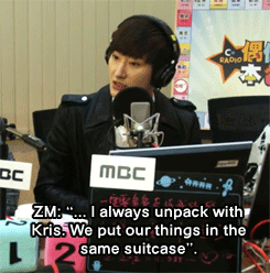 markticseas:Zhou Mi exposing Kris’s secrets on broadcast