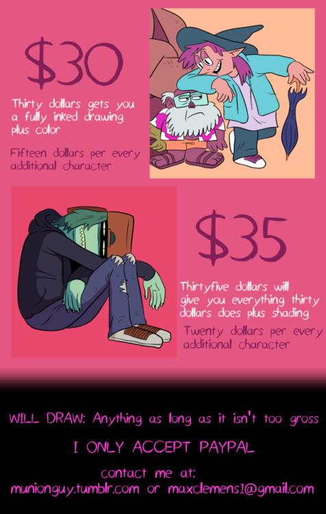 munionguy:  Hi I’m a trans artist/cartoonist trying to make a living off of literally the only thing I can do well. Sharing this post around would really help make that easier! You can check out more of my art at this source blog if you need a better