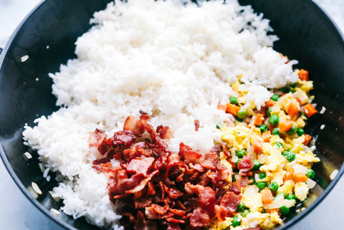 foodffs:  EASY BACON FRIED RICEFollow for recipesIs this how you roll?