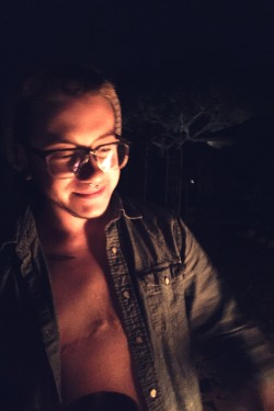 scumbugg:  dreambuttt:  An excellent fire, featuring my shirtless bod. (Three months post-op).  My handsome baby. You look amazing.