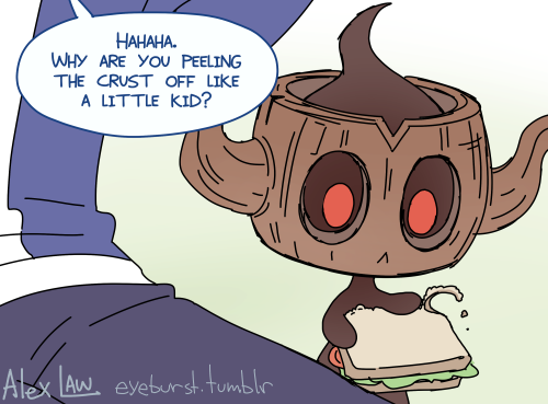 See also: spoopy litwick comicFor some reason I’ve become infatuated with the idea of Calem unwittin