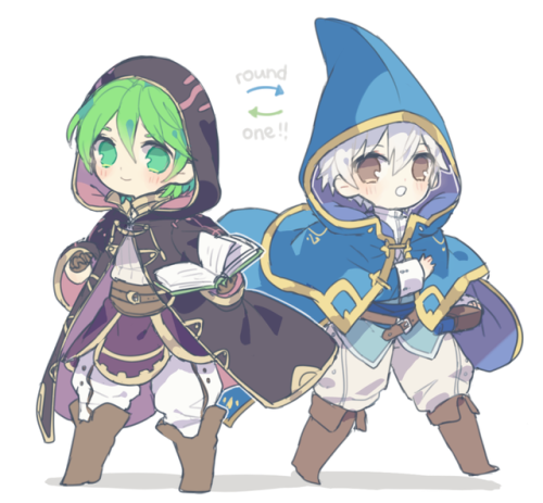 mochiplanet - a bit late, but merric and robin clothes swap...