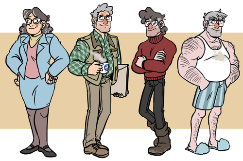 hellmandraws:I just wanted to draw them at different ages. ¯\_(ツ)_/¯I’ve drawn older Dipper and Mabe