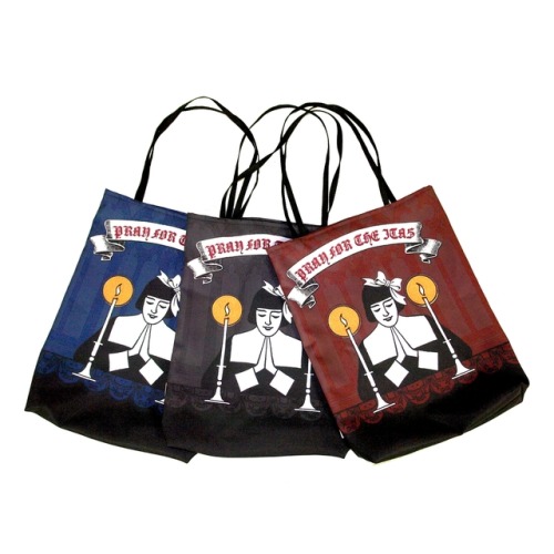 “Pray for the itas” totes are in!Check them out here.