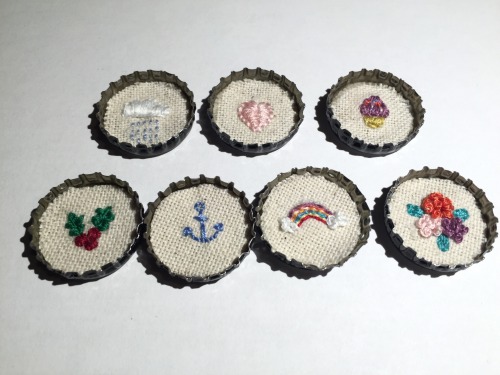 Cute and dainty! Almost finished my bottlecap magnets.I am currently taking suggestions for a smal