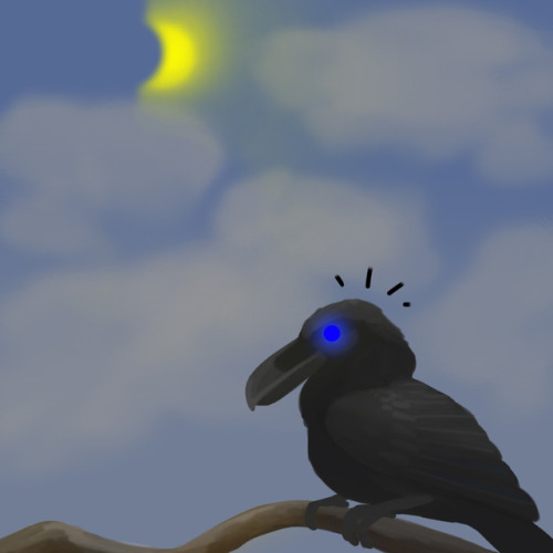 ink-the-crow:Solar Eclipse